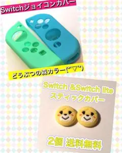 (F02)Switch カバー　 緑青　スティックカバー付き　B