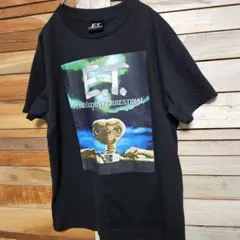 usj E.T. ユニバーサル Tシャツ 映画 半袖 希少 ブラック 黒