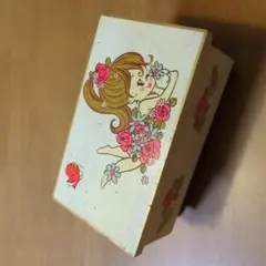 花と少女のイラスト オルゴール（水森亜土イラスト）