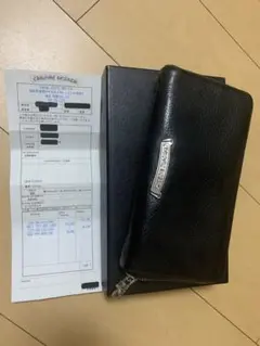 美品★インボイス付属★確実正規品★クロムハーツ★長財布★シボ★