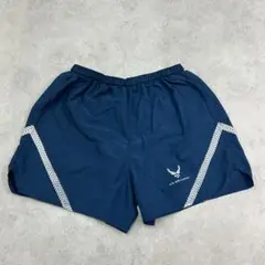米軍　空軍　USAF　ボトムス　ショートパンツ　古着　ネイビー　紺色　L