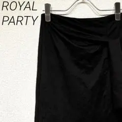 ROYAL PARTY ロングスカート タイト スリット シンプル 裏地付き