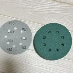 ディスクペーパー 125mm #60番 サンダー ペーパー 丸型 8穴