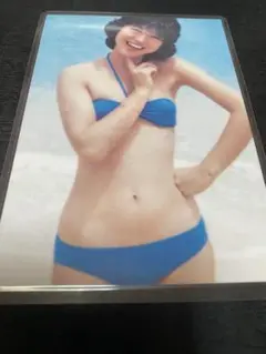 松田聖子　ラミネートカード