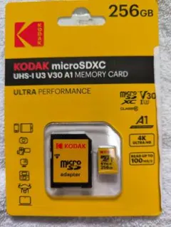 Kodak microSDXC 256GB UHS-I U3 V30 A1