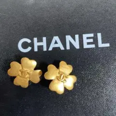シャネル CHANEL クローバー ココマーク ヴィンデージ イヤリング