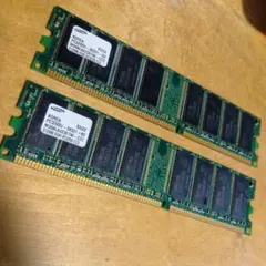 512MB DDR PC3200 メモリモジュール 2枚セット