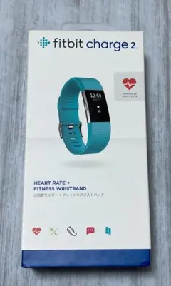 Fitbit Charge2 ターコイズ FB407STES-JPN
