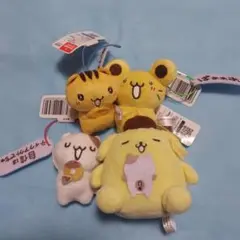 ポムポムプリン チームプリンでちゅ！ マスコット ぬいぐるみ ①
