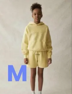 kids エッセンシャルズ キッズ スウェットショーツ イエロー M 8
