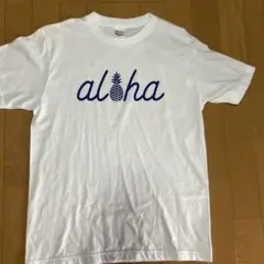 ハワイアンズ　aloha パイナップルプリント Tシャツ S
