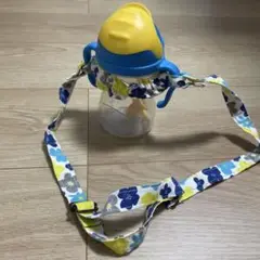 マグホルダー　花柄　ブルー