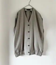 美品　　STUNNING LURE ジレライクギャザーシャツ