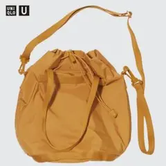 バケットバッグ（ミドル） UNIQLO U 巾着型ショルダーバッグ ユニクロ