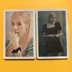 Blackpink ロゼ トレカ 2枚セット シーグリ 2020