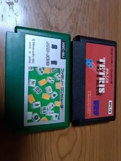 麻雀 & TETRIS ファミコンソフト