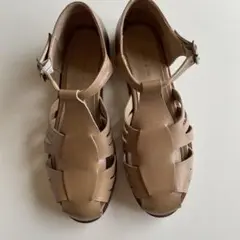 美品 Galerie Vie グルカサンダル レザー キャメル37