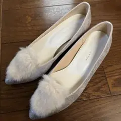 ファーパンプス