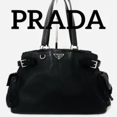 希少! 美品! PRADA プラダ ★ 正規店 トートバッグ ショルダーバッグ