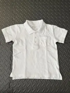【美品】ホワイト ポロシャツ 110サイズ