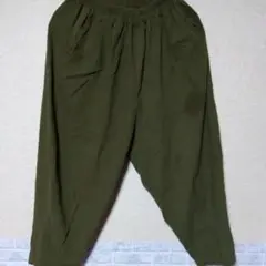 オリーブグリーン サルエルパンツ サイズ4