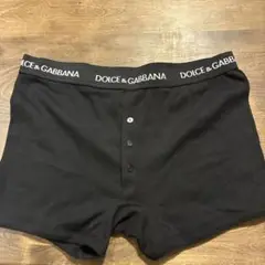 DOLCE & GABBANA ブラック ボクサーパンツ USA-L