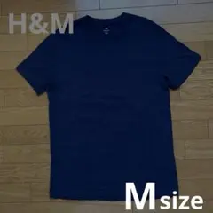 H＆M 半袖Tシャツ　紺色