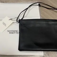 NOTHING WRITTEN 　Nella strap bag　ブラック
