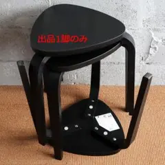 イケアKYRREスツール１脚のみIKEA黒ブラック504.349.77