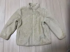 ユニクロ　フリースジャケット 100cm ベージュ