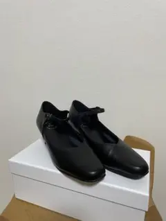 卑弥呼 ブラック ストラップ付き パンプス 美品