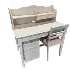 【直接引取限定】◼︎ ローラアシュレイ 学習机 アイボリー