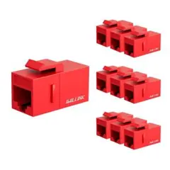 RJ45 Cat6 キーストーンカプラー LAN ケーブル用