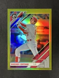 大谷翔平 2019 Lime Green Prism パラレル