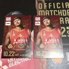 Bリーグ 名古屋ダイヤモンドドルフィンズ レイ・パークスジュニア サンクスカード