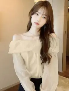 SHEIN オフショルダーブラウス
