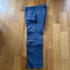 グリーンレーベル　ダークブルー ストレッチスラックス　M パンツ