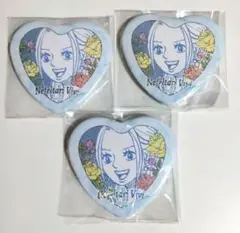 ハート缶バッジコレクション　ワンピース　ビビ