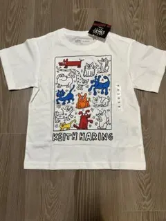 UNIQLOキッズ　Keith Haring アート 半袖プリントTシャツ120