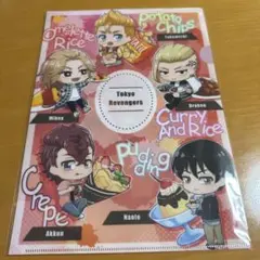 東京リベンジャーズ クリアファイル 食べ物テーマ