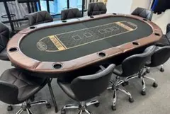 バリントン 10人用 プレミアム ポーカーテーブル バリントン 10人用 プレミアム ポーカーテーブル | Costco Japan