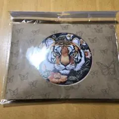虎と花の刺繍作成キット