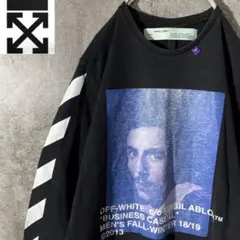 【極美品】Off-Whiteオフホワイト2019年レインボーアロー ロンT 限定 極美品】Off-Whiteオフホワイト2019年レインボーアロー ロンT