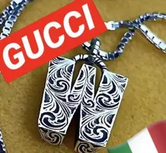 美品‼️GUCCI イニシャルWペンダントネックレス