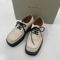 MARNI 2020 ローファー 厚底レースアップシューズ 38 定価11万円