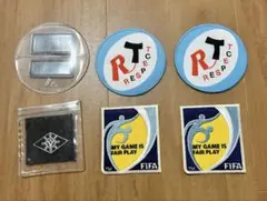 サッカー審判　リスペクト & フェアプレー　旧ワッペンセット