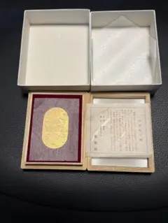 平成桜小判　金　純金　24k 造幣局110周年記念　値段交渉不可 桜の通り抜け 百十周年記念「平成桜小判」純金製 | 質屋ブログ