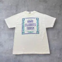 90s ヘインズ アートプリントTシャツ USA製 シングルステッチ