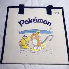 ポケモン　トートバッグ　エコバッグ　ロッテリア　ピカチュウ　ライチュウ　2