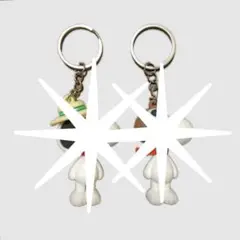 キーホルダー　バッグチャーム　キーリング　2Dogs